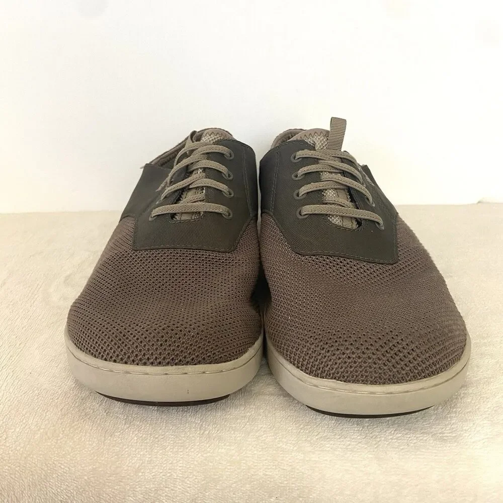 OluKai Nohea Moku No Tie Slip On Boat Shoes Brown Size 10.5